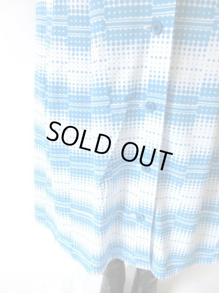 画像8: 【色褪せないバイカラー*】爽やか水玉ワンピース (8)