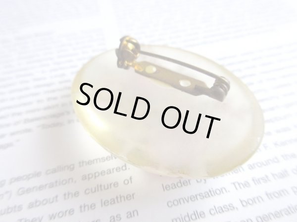 画像6: 【艶っぽさにグッときたら*】未使用*クラシカルフラワーブローチB (6)