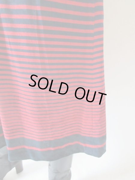 画像9: 【間違いない配色*】ゆったりsize*レトロボーダーワンピース  (9)