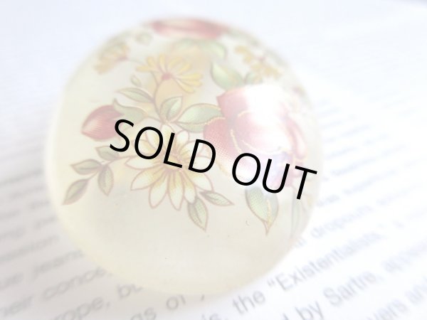 画像5: 【艶っぽさにグッときたら*】未使用*クラシカルフラワーブローチB (5)