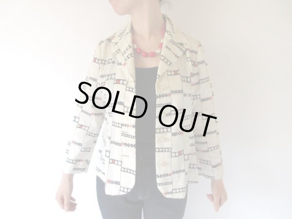 画像3: 【軽い羽織りに*】トリコロール配色ジャケット (3)