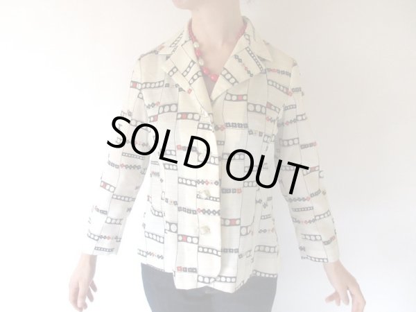 画像4: 【軽い羽織りに*】トリコロール配色ジャケット (4)