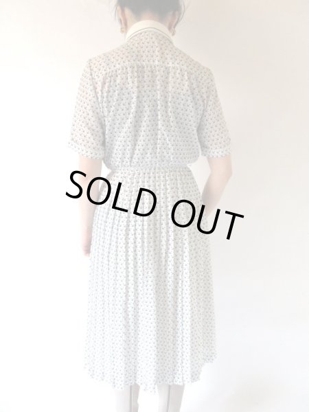 画像6: 【褪せないマリン*】二重襟のイカリ柄ワンピース (6)