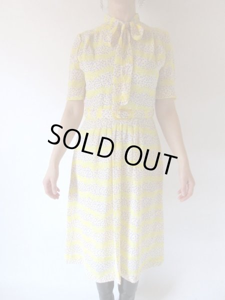 画像5: 【色使いにきゅん*】小花と水玉のワンピース (5)