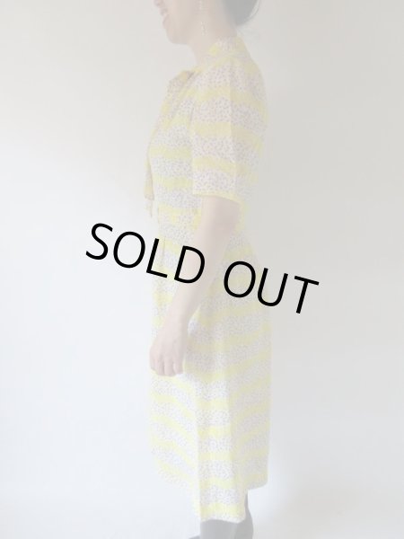 画像6: 【色使いにきゅん*】小花と水玉のワンピース (6)