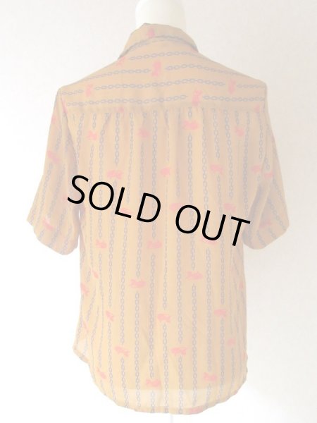 画像5: 【レトロ柄の代表格*】ゆったりめ*馬車柄シャツ (5)