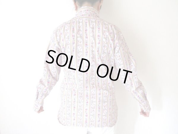 画像5: 【RALPH LAUREN*】お花とストライプのシャツ (5)